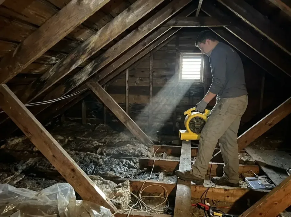 attic-water-damage-drying-proc-007 — frequently asked questions, Emergency Water Extraction & 24/7 Flood Response in Upper M…